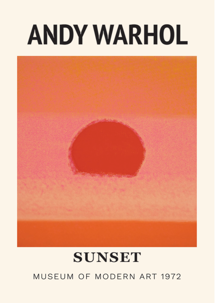 Warhol Sunset Rouge