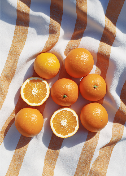 Orange Stripe Portrait