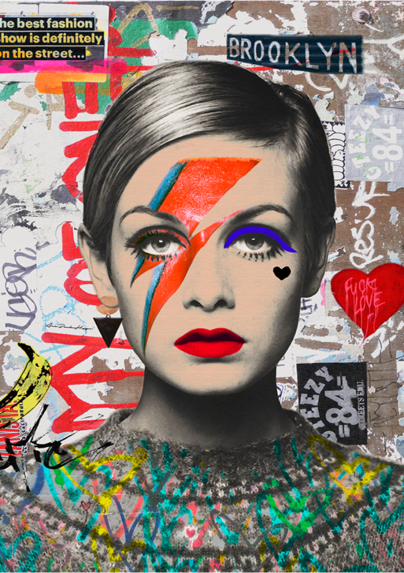 Twiggy Street Art