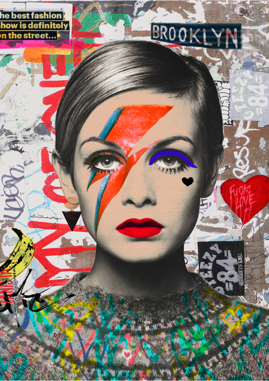 Twiggy Street Art