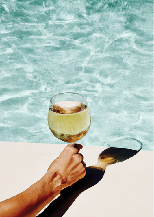 Pool Side Wine