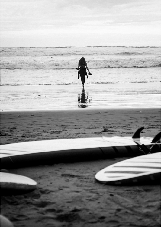 Sunset surf