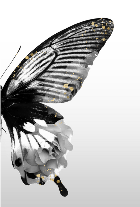 Butterfly Floral Right